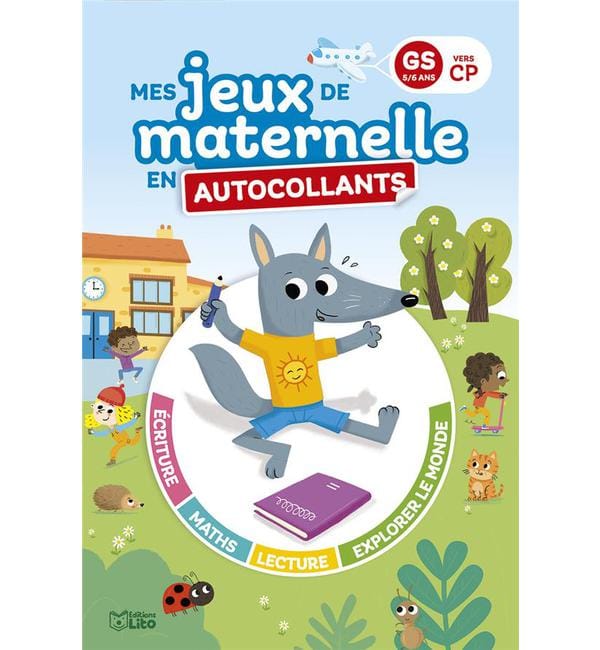 Mes jeux de maternelles en autocollants - GS vers le CP