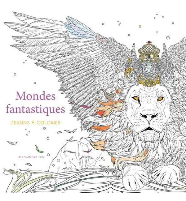 Mondes fantastiques - Dessins à colorier