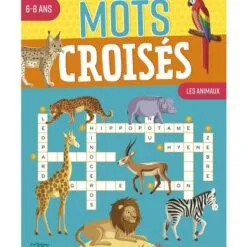 Mots croisés 6-8 ans - Les animaux