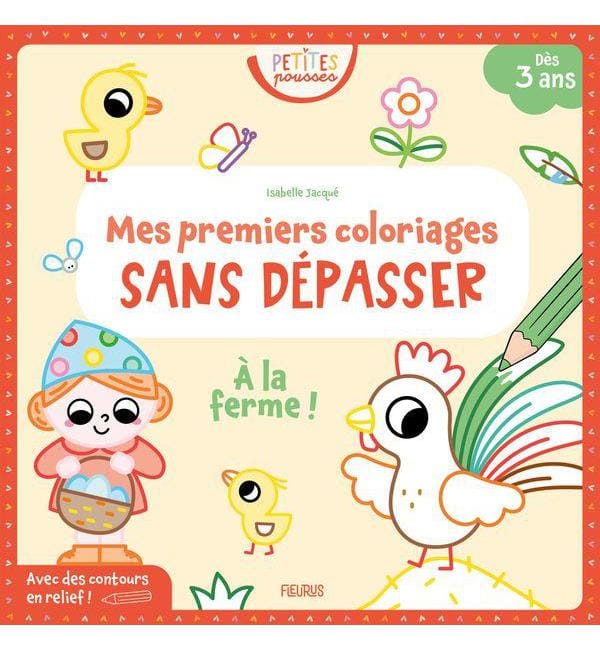 A la ferme ! - Mon premier coloriage sans dépasser