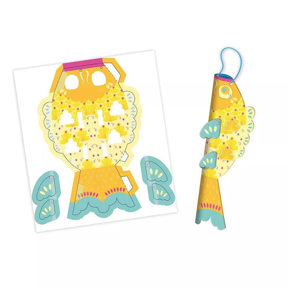 12 poissons en papier à créer – Image 2