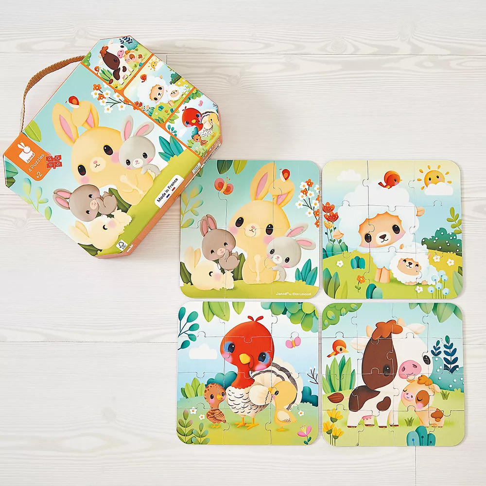 Puzzles évolutifs Animaux Ferme – Image 2