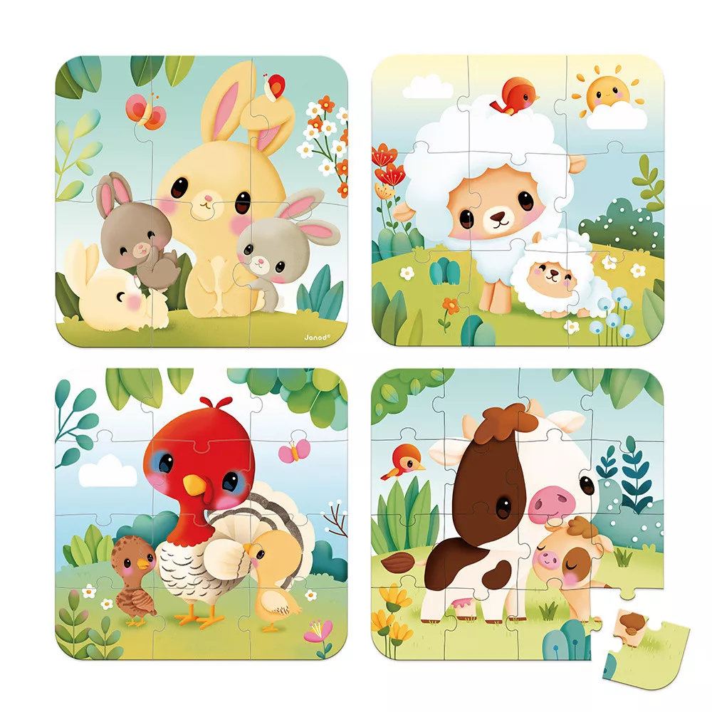 Puzzles évolutifs Animaux Ferme – Image 3