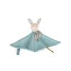 Doudou attache-tétine lapin bleu La petite école de danse