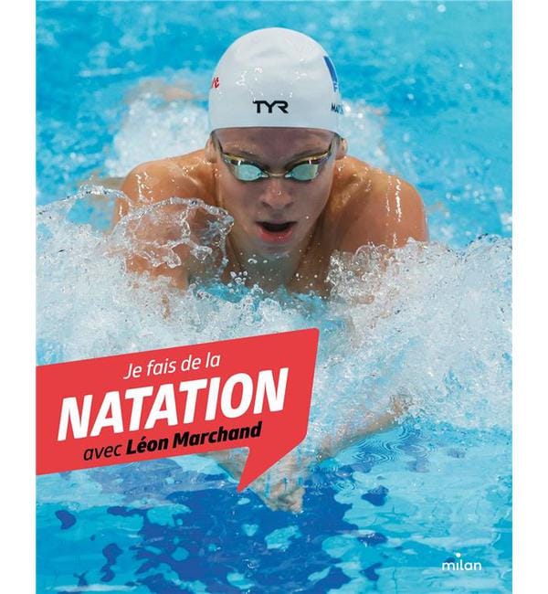 Je fais de la natation avec Léon Marchand