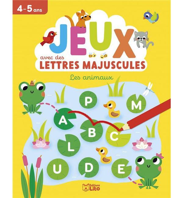 Jeux avec des lettres majuscules - Les animaux