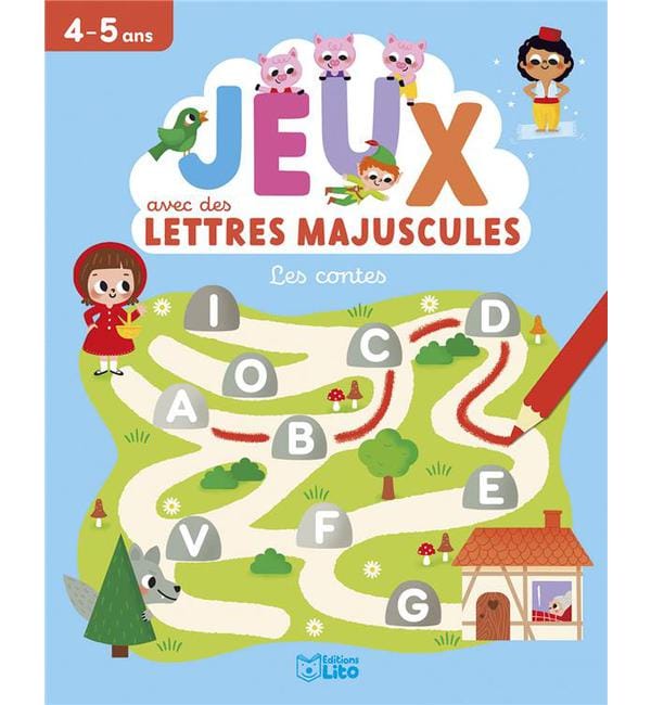 Jeux avec des lettres majuscules - Les contes
