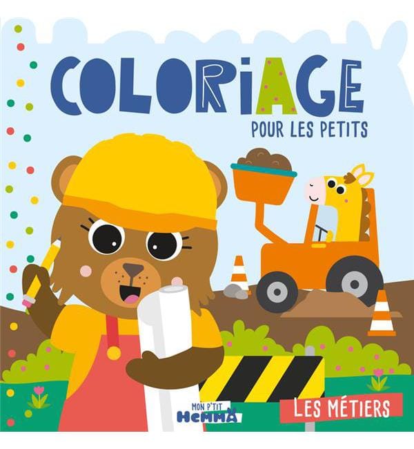 Mon P'tit Hemma - Coloriage pour les petits - Les métiers