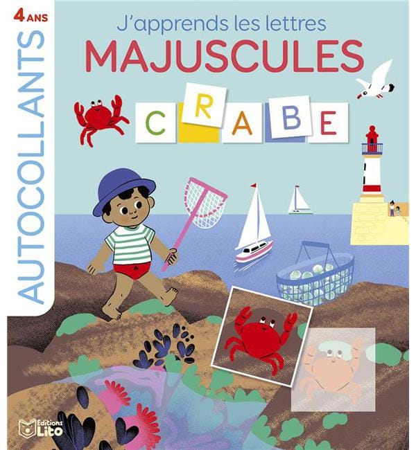 J'apprends les lettres majuscules à la mer