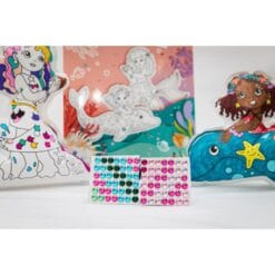 COLORIAGE GONFLABLE SIRENE + STRASS
