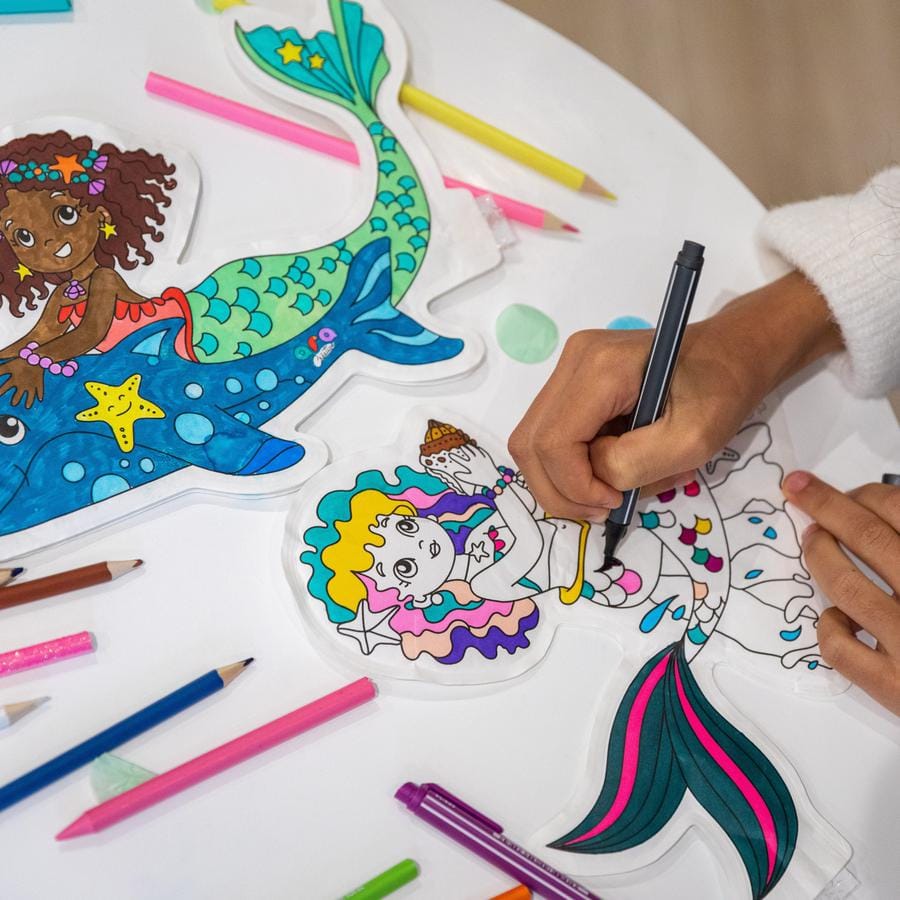 COLORIAGE GONFLABLE SIRENE + STRASS – Image 4