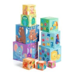 Cubes à empiler Arc-en-ciel – Image 2