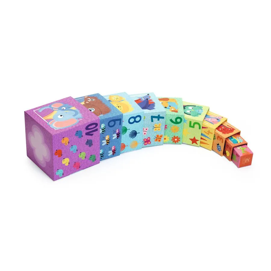 Cubes à empiler Arc-en-ciel – Image 7