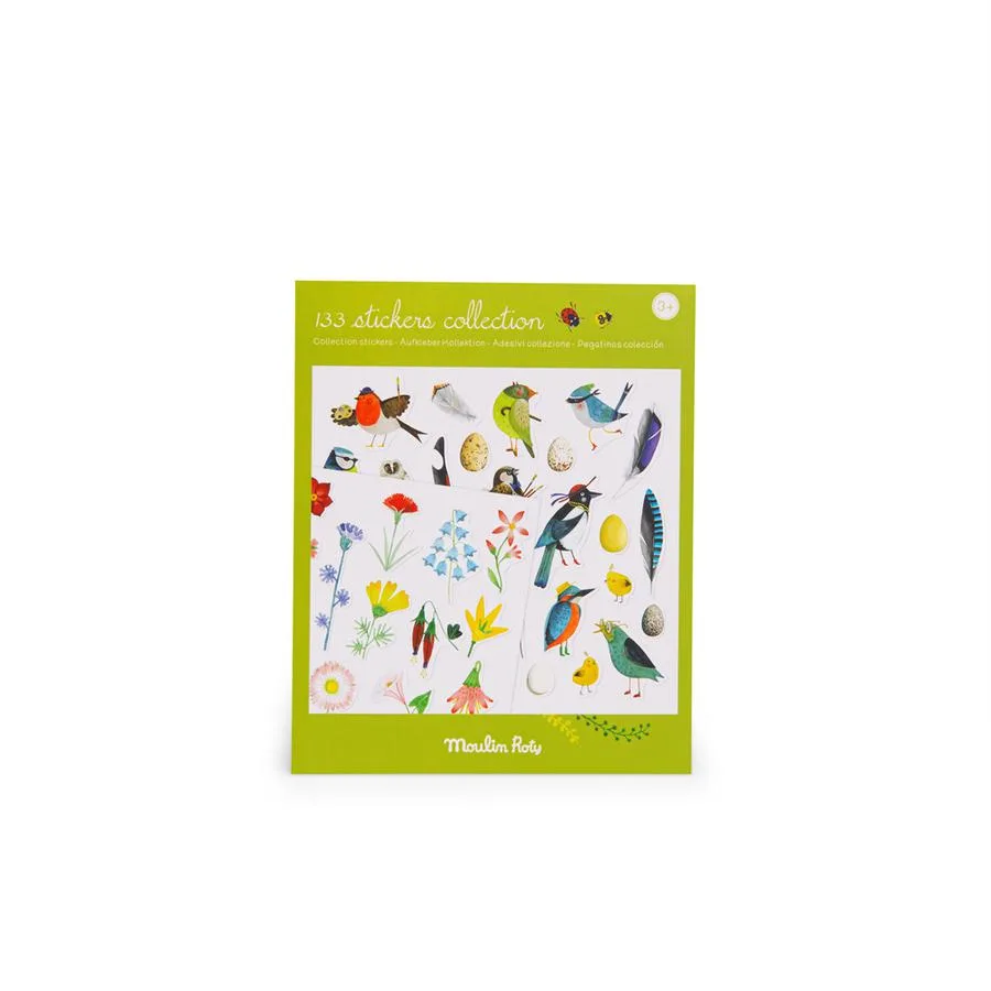 Pochette stickers Le botaniste - Le Jardin du Moulin