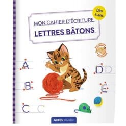 Mon cahier d'écriture Lettres bâton Les Chats