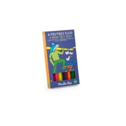 6 Feutres fluo - Les Loufoques – Image 4
