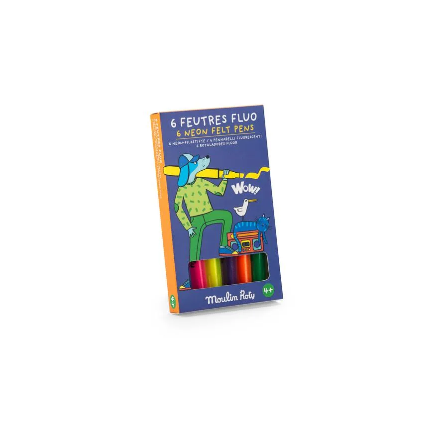 6 Feutres fluo - Les Loufoques – Image 4