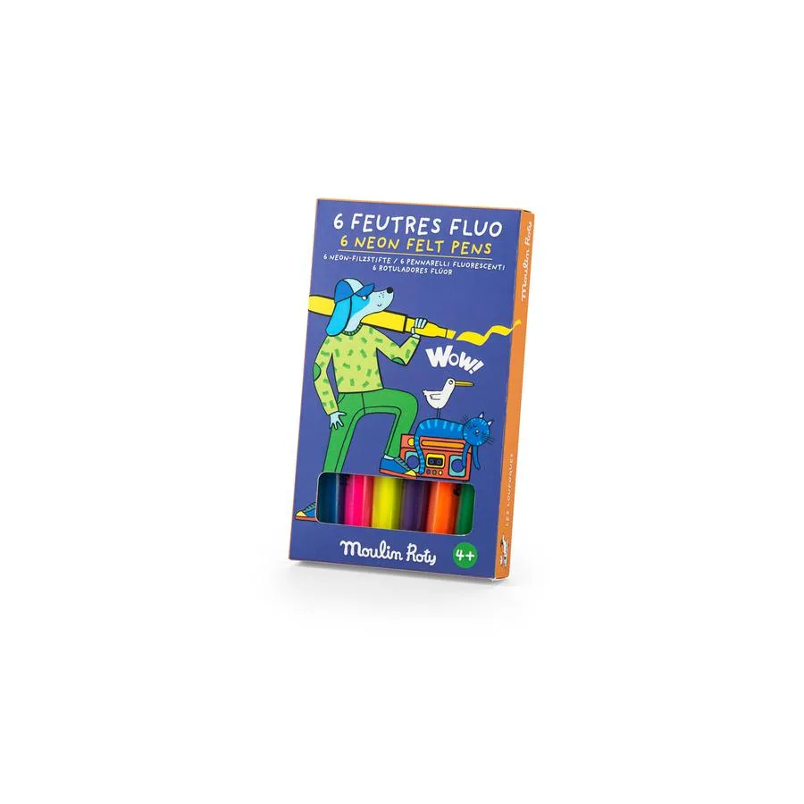 6 Feutres fluo - Les Loufoques – Image 5