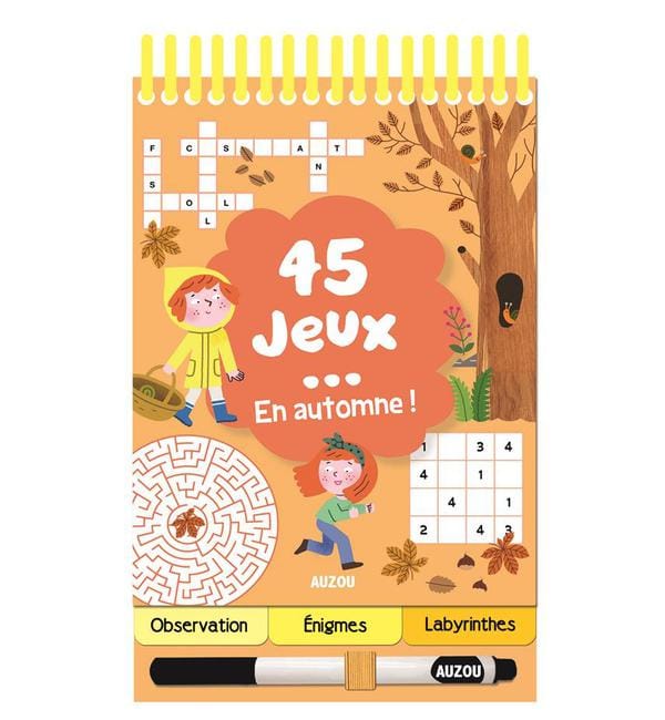 45 jeux en automne !