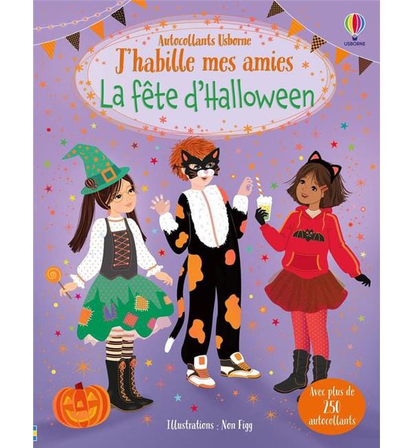 J'habille mes amies : La fête d'Halloween - Avec plus de 25 autocollants