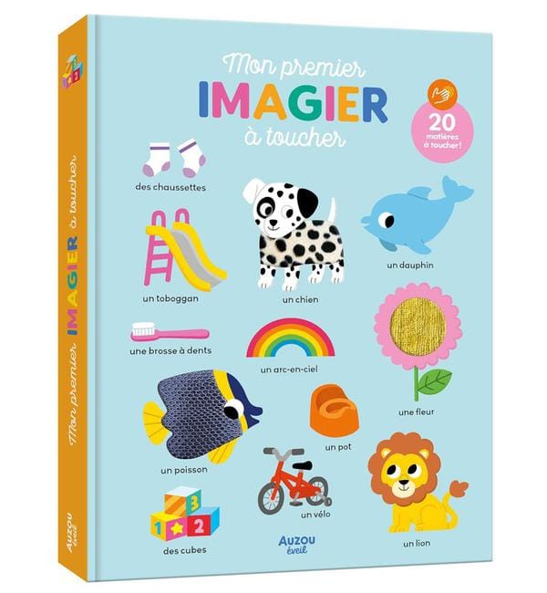 Mon premier imagier à toucher - 20 matières à toucher !