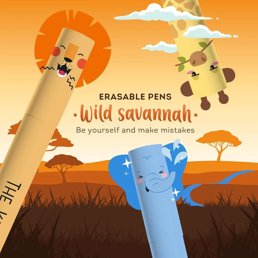 Stylo a Encre Gel Effaçable - Erasable Pen - GIRAFFE – Image 5