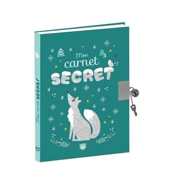 Mon carnet secret Hiver - Avec 1 cadenas et 1 clé