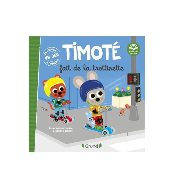 Timoté fait de la trottinette
