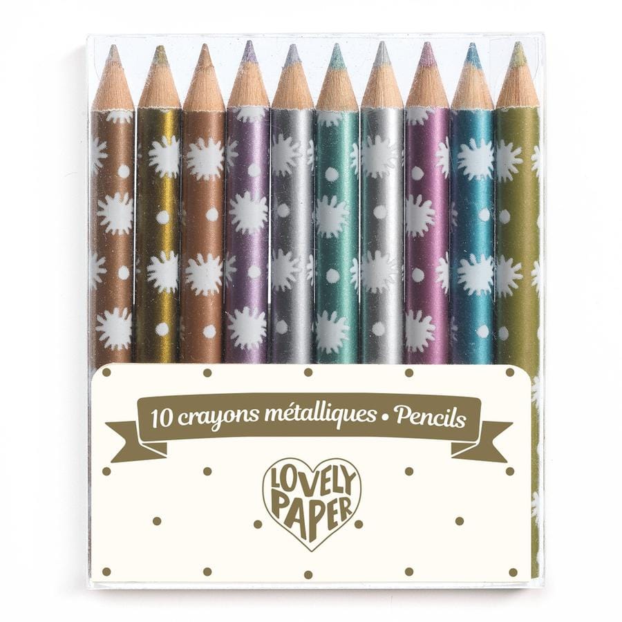 10 Crayons de couleur