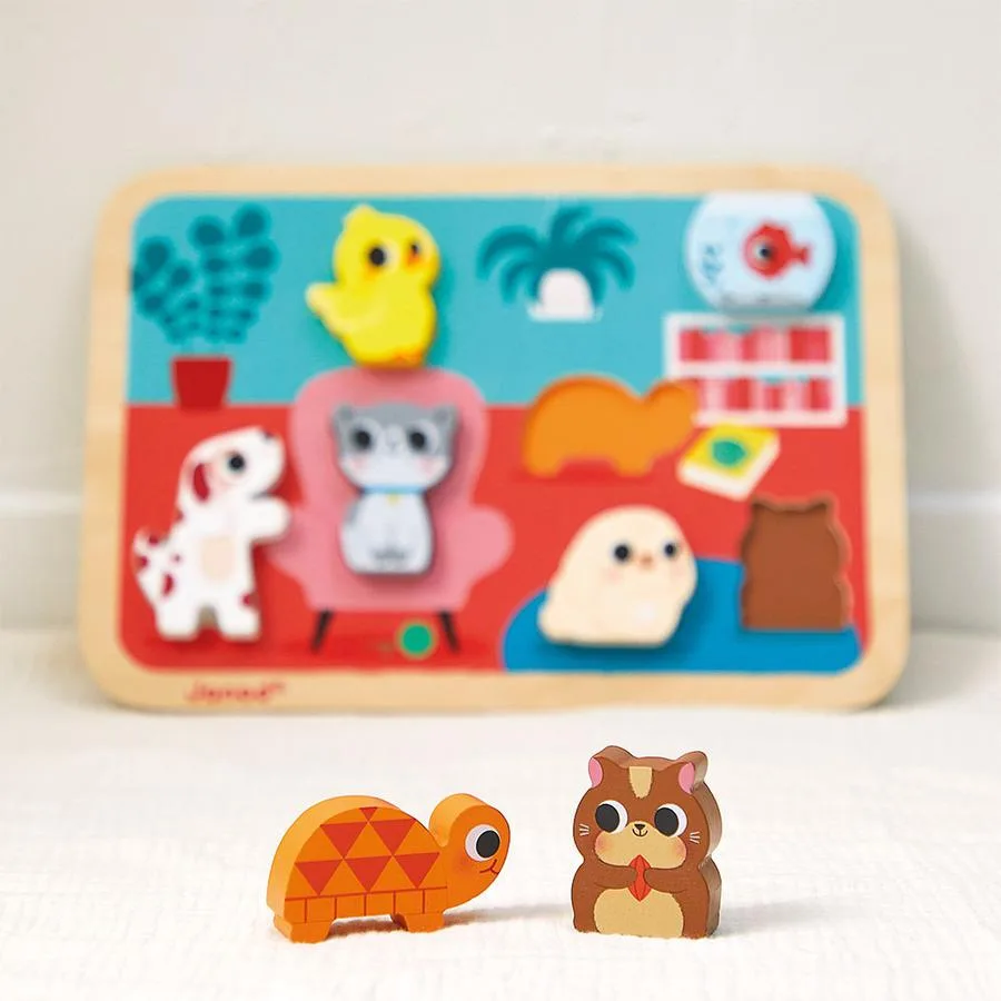 Chunky Puzzle Animaux Familiers 7 pièces – Image 4