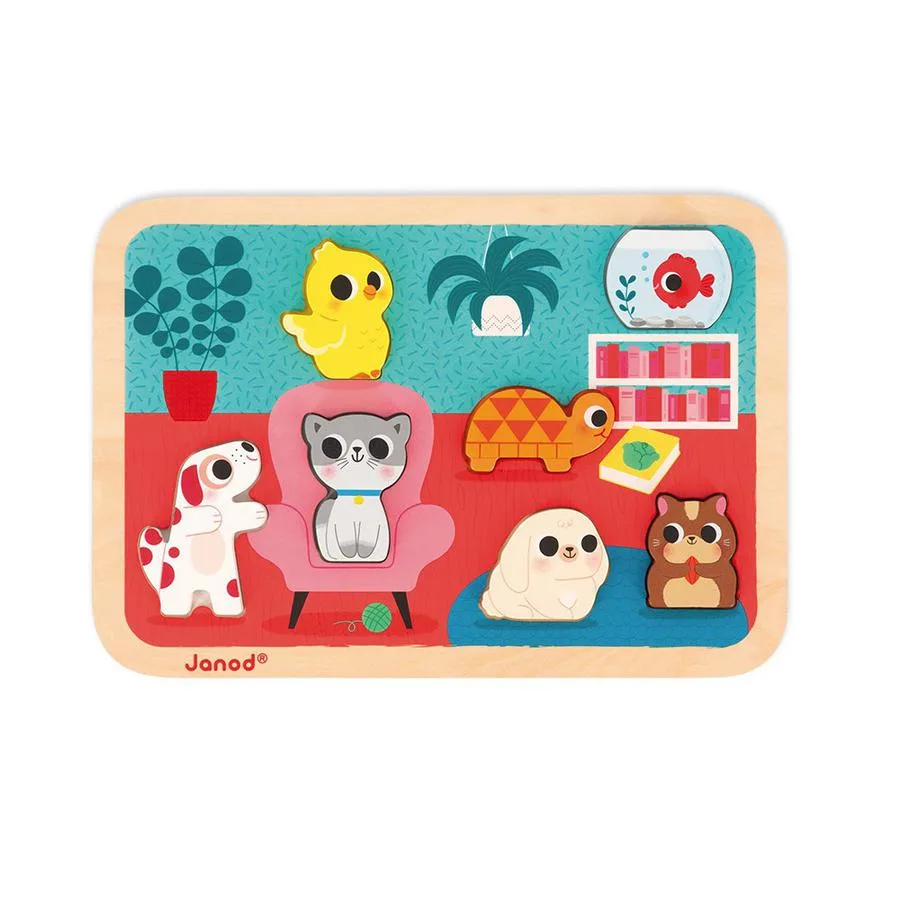 Chunky Puzzle Animaux Familiers 7 pièces – Image 5