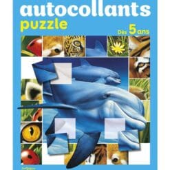 Le dauphin - Autocollants puzzle