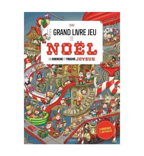 Le grand livre jeu de Noël - Un cherche et trouve joyeux