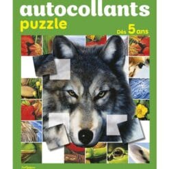 Le loup - Autocollants puzzle