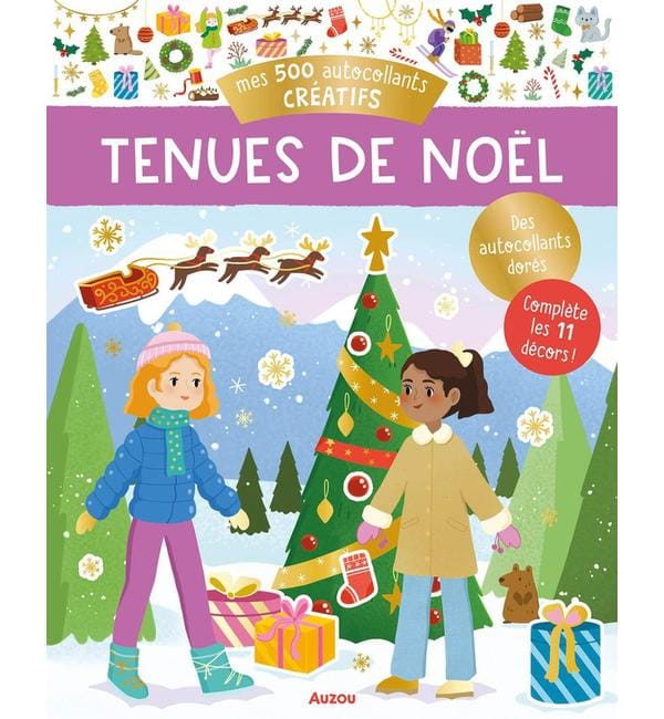 Mes 500 autocollants créatifs Tenues de Noël