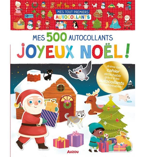 Mes 500 autocollants Joyeux Noël !