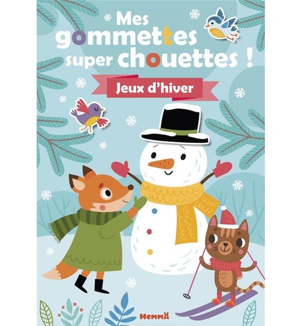 Mes gommettes super chouettes ! - Jeux d'hiver
