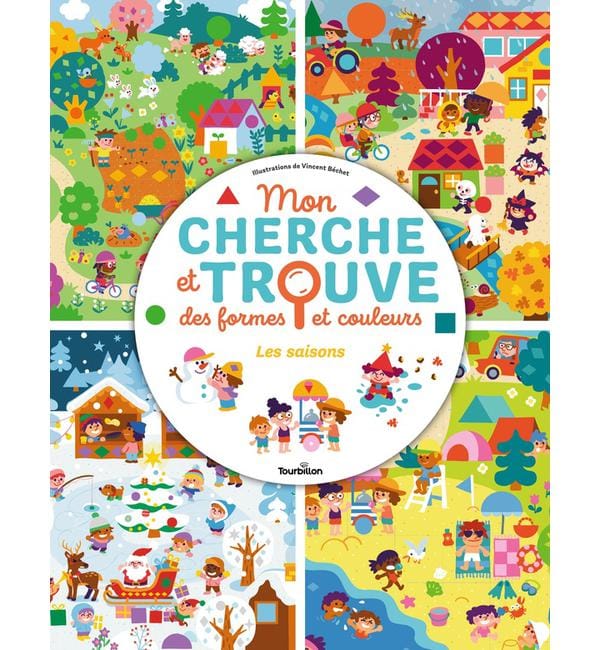 Mon cherche et trouve des formes et couleurs - Les saisons