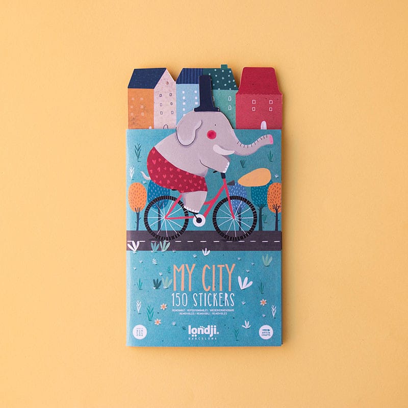 MY CITY 150 Stickers repositionnables