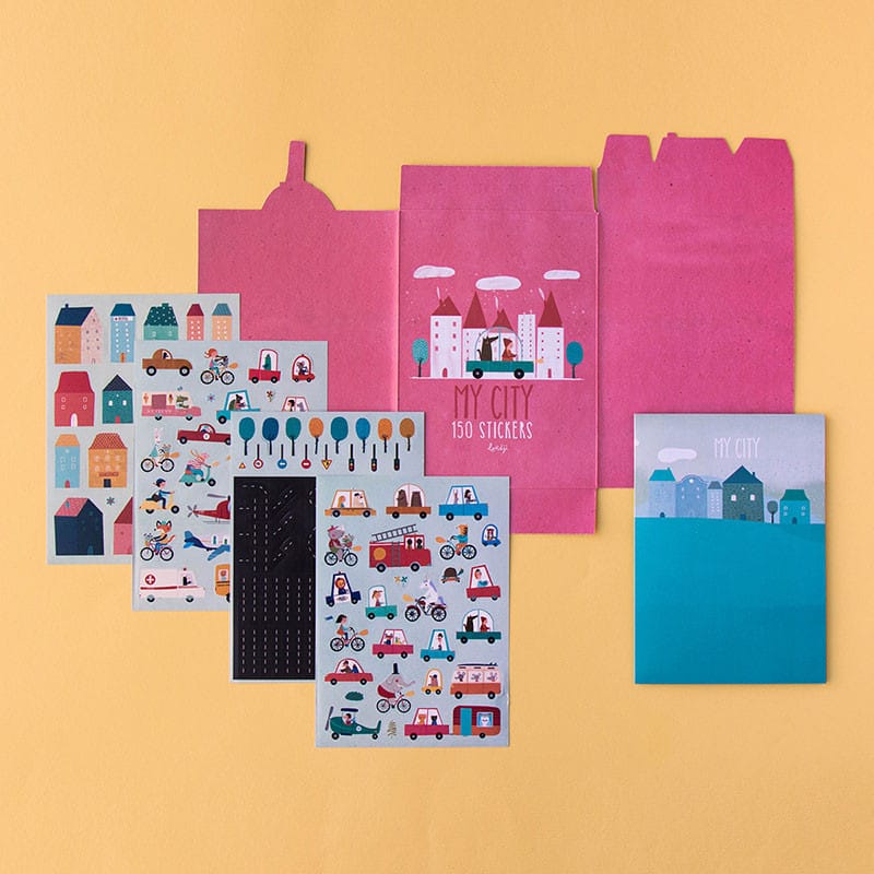 MY CITY 150 Stickers repositionnables – Image 2