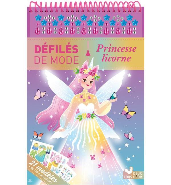 Princesse licorne - 21 modèles, + de 160 autocollants