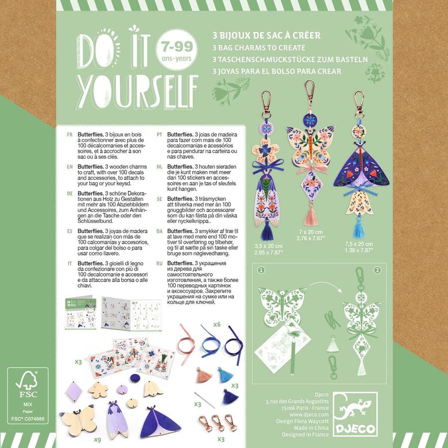 Bijoux de sac à créer Butterflies - Do It Yourself – Image 6