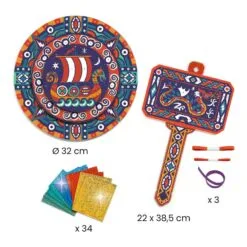 Bouclier et marteau à métalliser Comme un Viking - Do it Yourself – Image 3