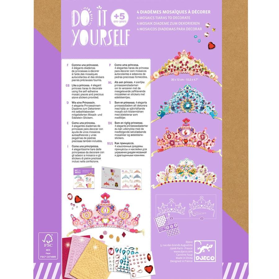 Diadèmes mosaïques à décorer - Do It Yourself – Image 7
