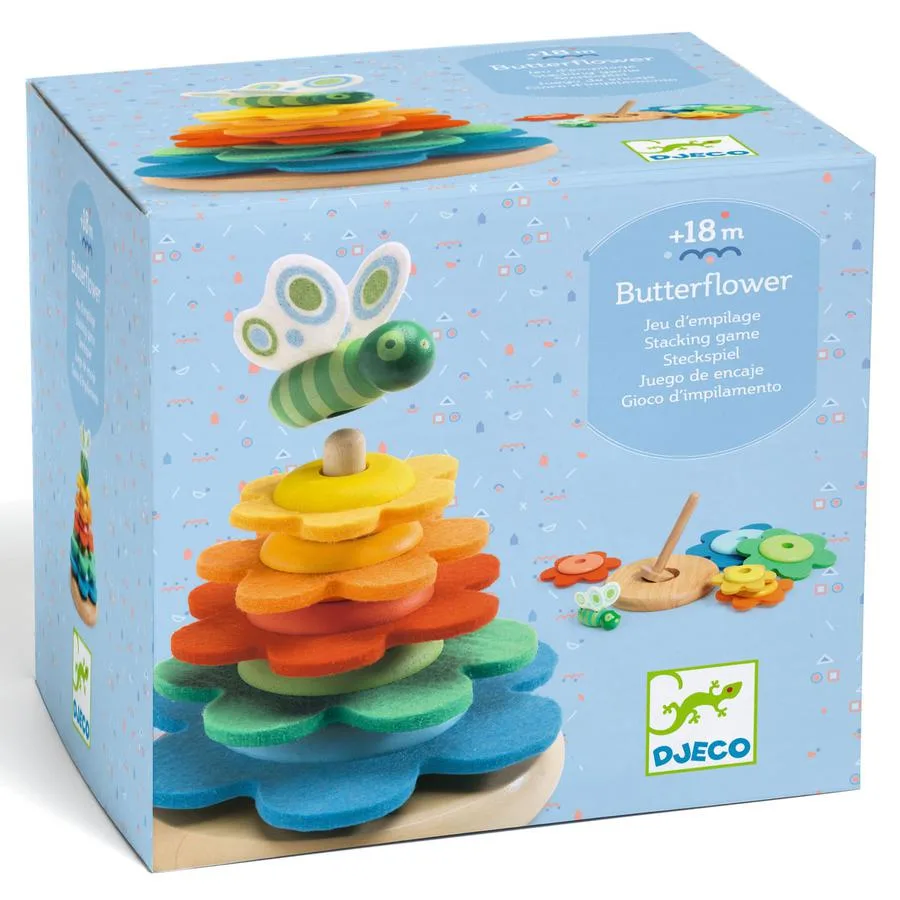 Jeu d'empilage Butterflower
