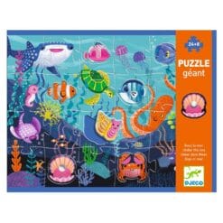 Alternative view of Puzzle géant Tactilo Sous la Mer 24 pièces