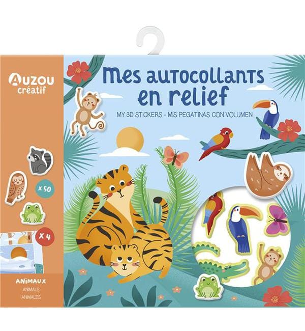 Mes autocollants en relief - Animaux