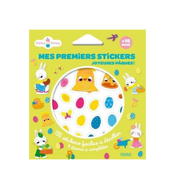 Mes premiers stickers Joyeuses Pâques ! - 135 stickers faciles à décoller