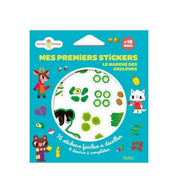 Mes premiers stickers : Le marché des couleurs