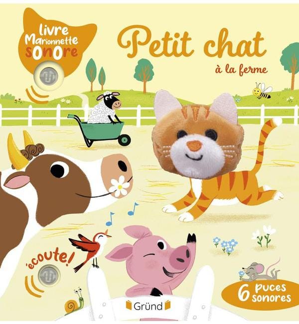 Petit chat à la ferme